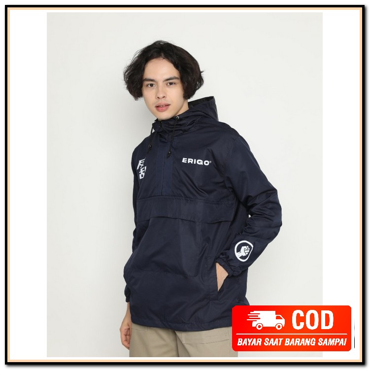 Jaket Coach Pria Original Terbaru |Jaket Coach Pria Army | Coach  HV562 Outerwear Pria Erigo Pullov