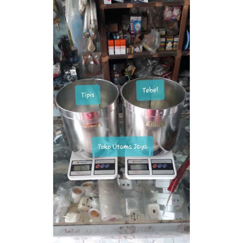 Literan Beras 5 Liter Tebal - Liter Beras 5 Liter - Canting Beras - Gelas Ukur Beras - Canting Liter