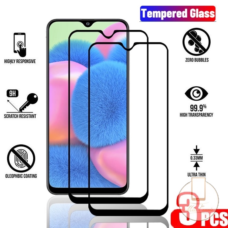 9D 1-3 PCS Tempered Glass Vivo Y21 Y15s Y15A Y21S Y33S Y20 Y12 Y12i Y31 2021 Y20i Y51 2020 Y30 Y50 Y30i Y11 Y12s Y20s Y15 Y17 Y19 V20 V20SE Y91 Y93 Y95 Y91C Full Cover Screen Protector
