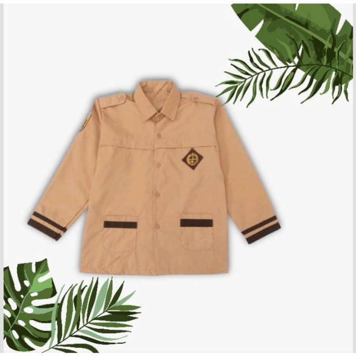 Seragam pramuka sd penggalang lengan panjang baju pramuka sd penggalang panjang kemeja pramuka pengg