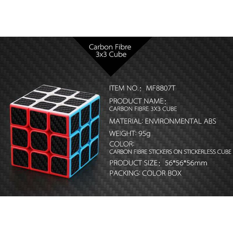 Rubik 3x3 Moyu Meilong 3x3 Carbon Fiber ORIGINAL