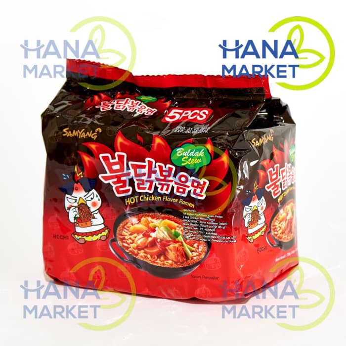 

Samyang Hot Chicken Flavor Ramen 145g x 5 Pcs (Buldak Stew)