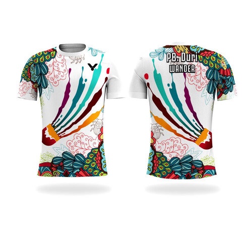Kaos Baju Jersey Bulutangkis Desain Batik Custom