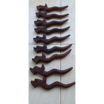 Once Ukir Naga Kayu Galih Asem Super 20cm