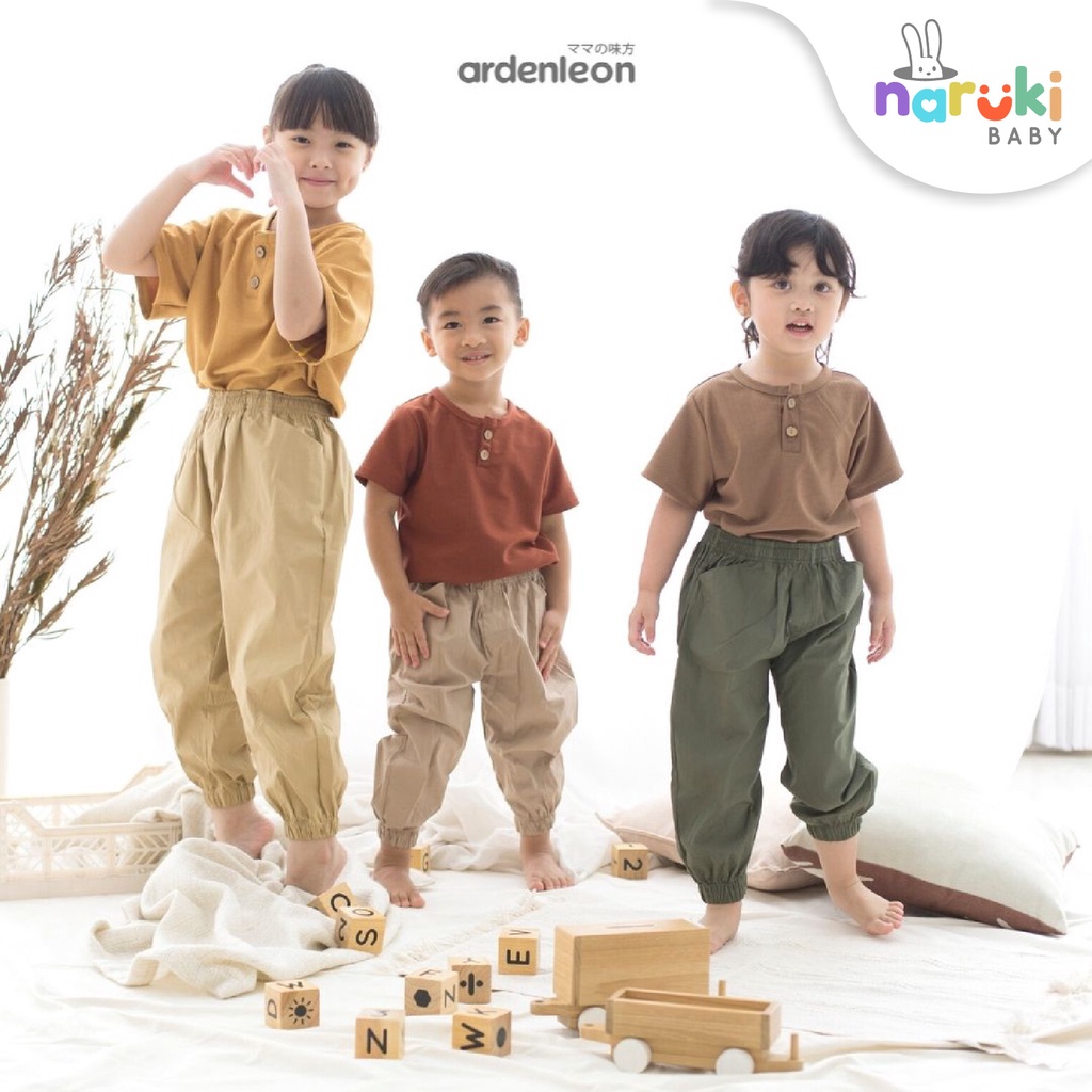 Ardenleon Unisex Casual Jogger Pants Kids Arden Leon Celana Jogger Anak