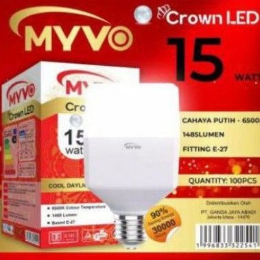 Lampu Led Myvo Crown 15 Watt Super Duper Terang