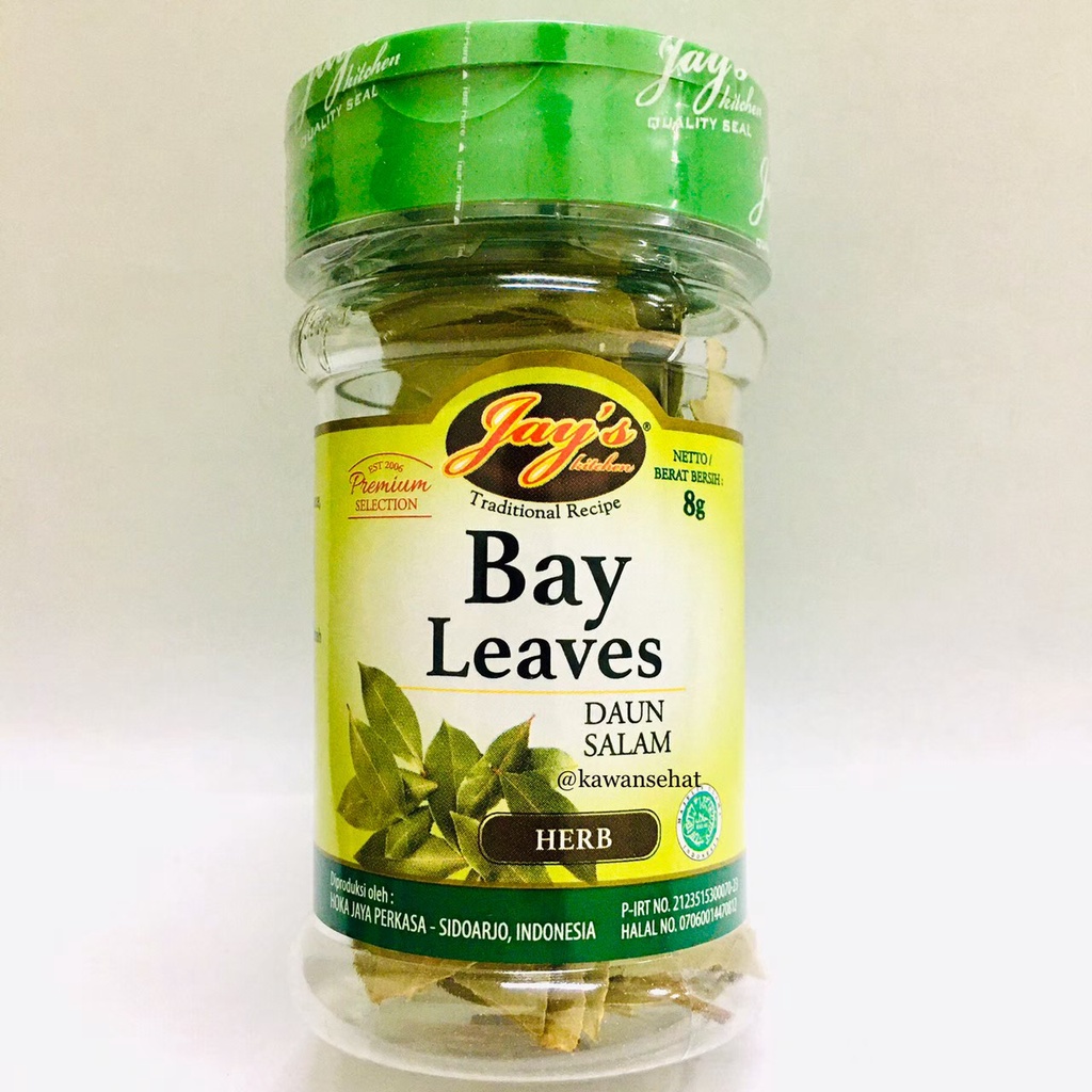 

Jay's Kitchen Bay Leaves 8gr | Jays Daun Salam