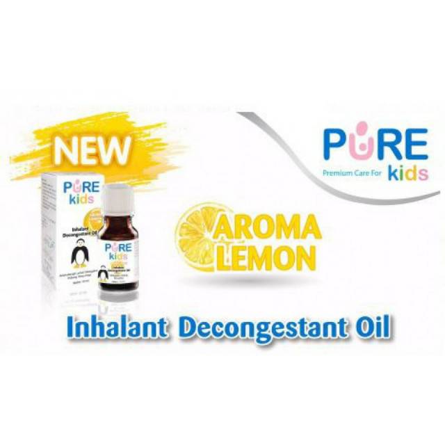 ♥BabyYank♥ PUREKIDS INHALANT DECONGESTANT OIL PURE KIDS/ AROMATERAPI BATUK PILEK ANAK