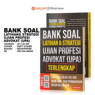 Jual Buku Bank Soal Latihan Dan Strategi Ujian Profesi Advokat UPA ...