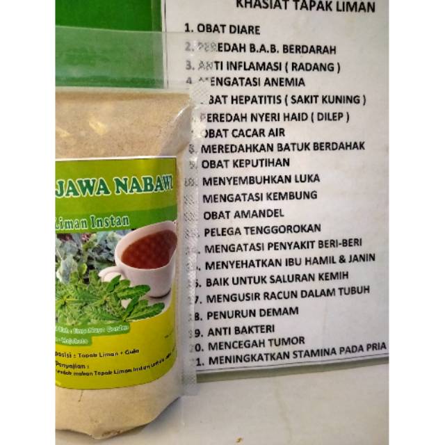 

Minuman herbal sari tapak liman asli alami