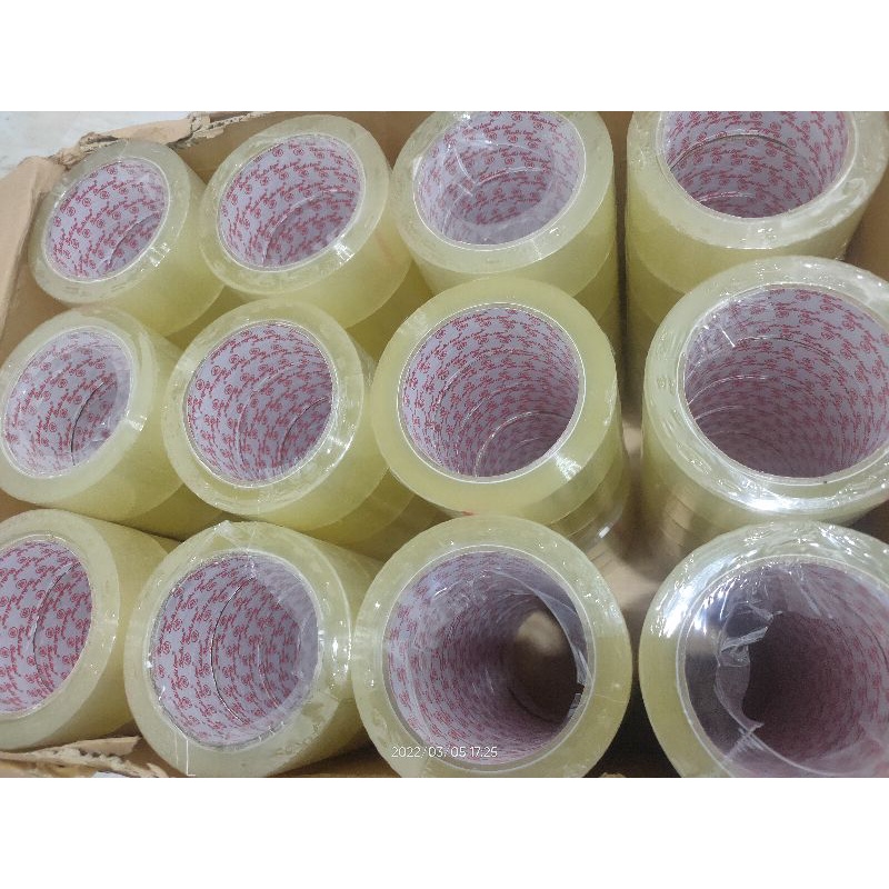 

lakban bening 100 yard / isolasi bening 48x100yard.