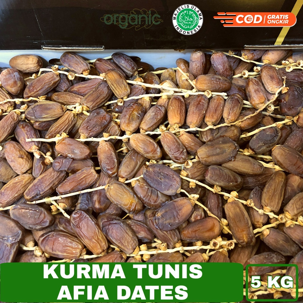 

Kurma Tunisia ORIGINAL 5kg DUS RANDOM / kurma tunisia tangkai plam frutt original premium