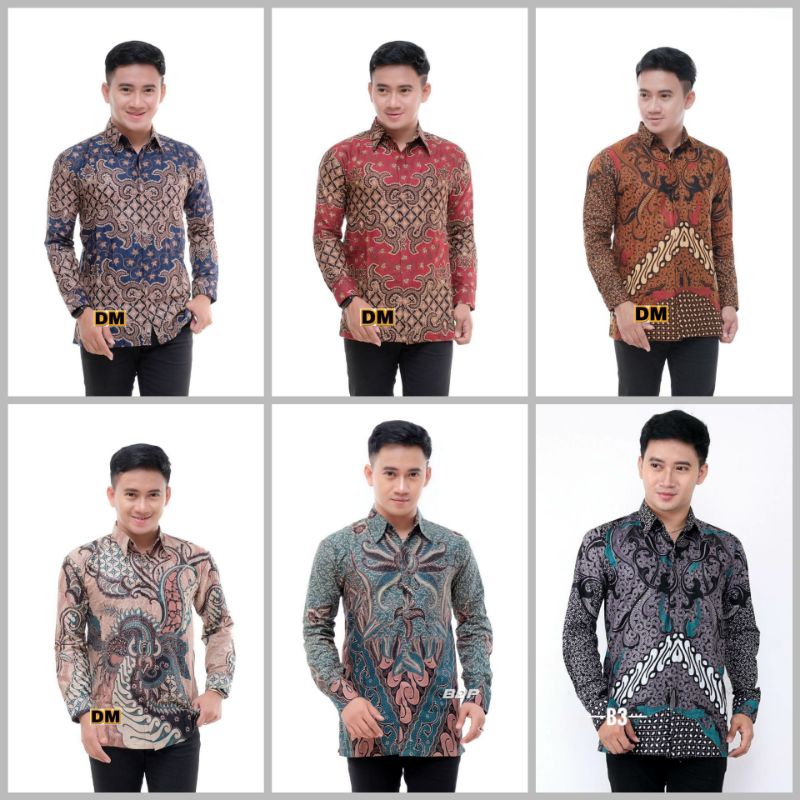 KEMEJA BATIK PRIA LENGAN PANJANG