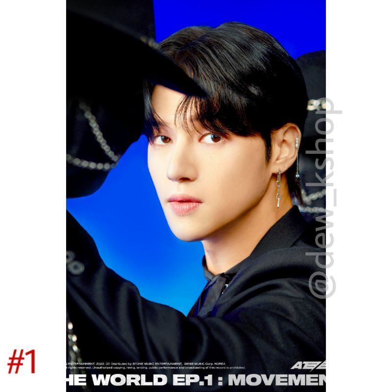 POSTER ATEEZ (WOOYOUNG) - THE WORLD EP.1 : MOVEMENT