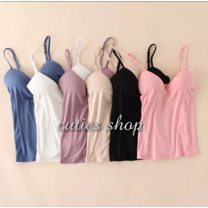 TANK TOP BUSA TEBAL 2,5CM ADA KAWAT, NEW MODEL, BAHAN SPANDEX PREMIUM