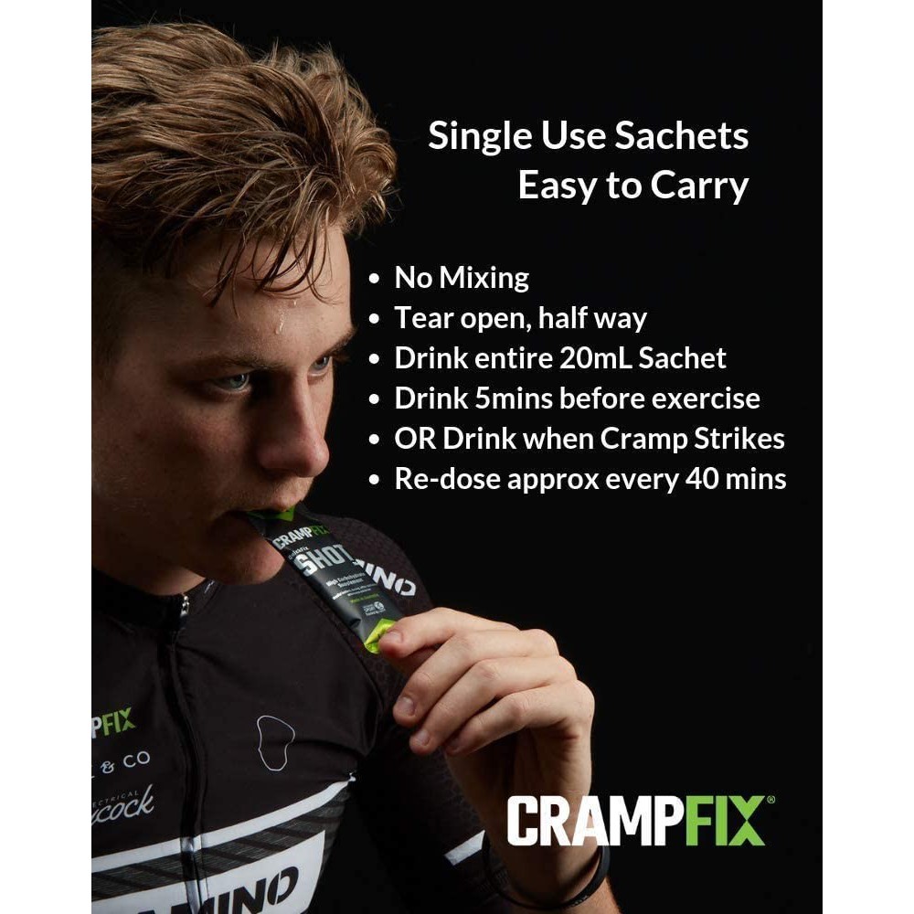 CrampFix Sports Shot anti cramp seketika kram lari sepeda renang tri