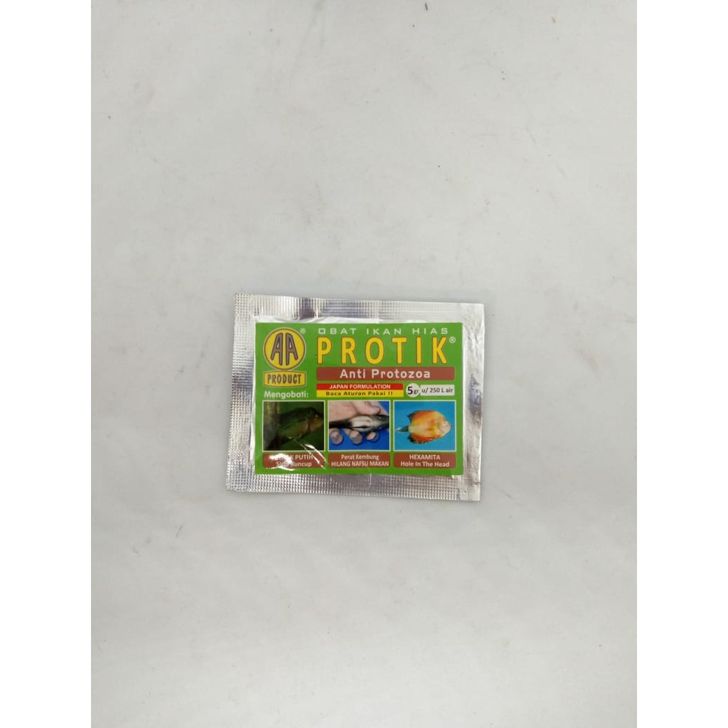 Obat Ikan PROTIK Anti Protozoa Japan Formulation 5 Gram Original