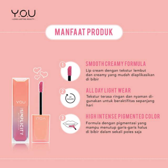 Y.O.U The Simplicity Matte Lip Color