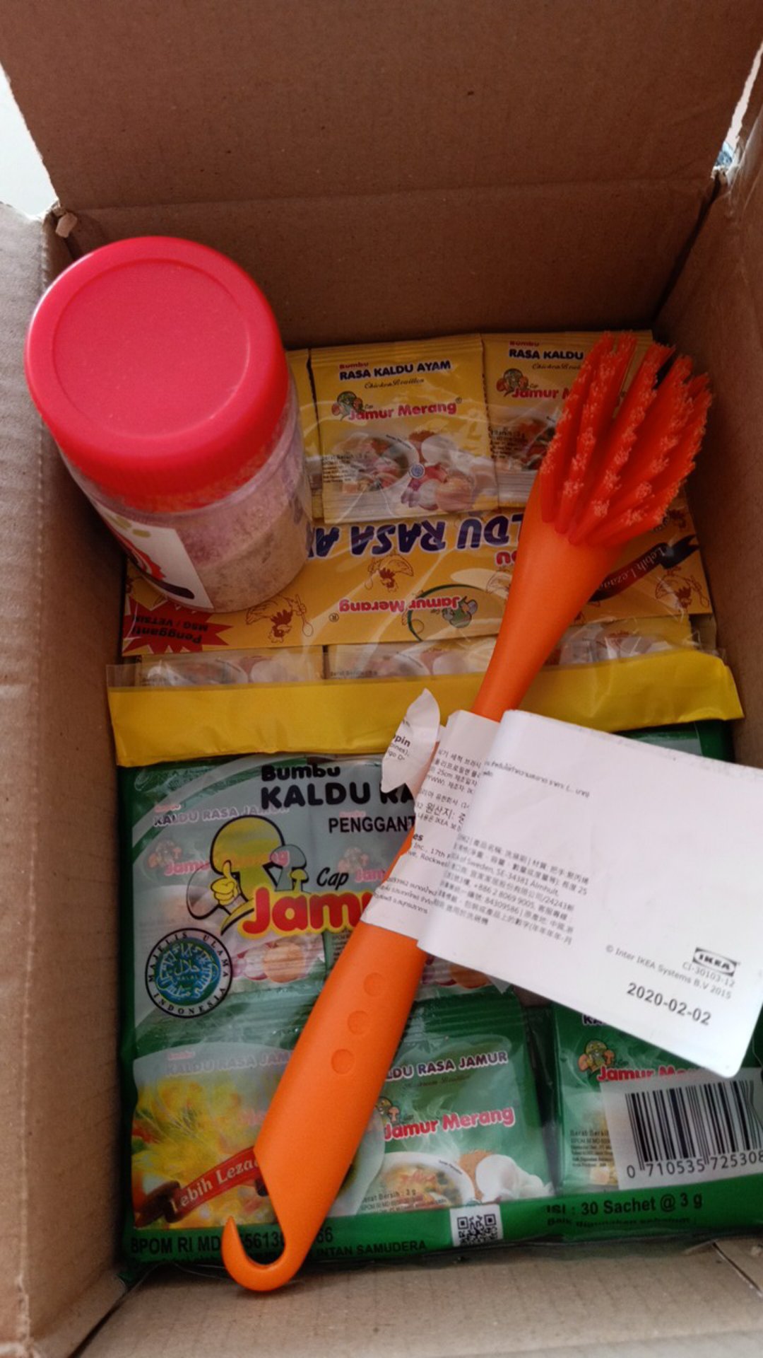 Original Ikea Antagen Sikat Cuci Piring, Wajan, Panci, Gelas, Botol, Alat Dapur, Lantai Keramik,