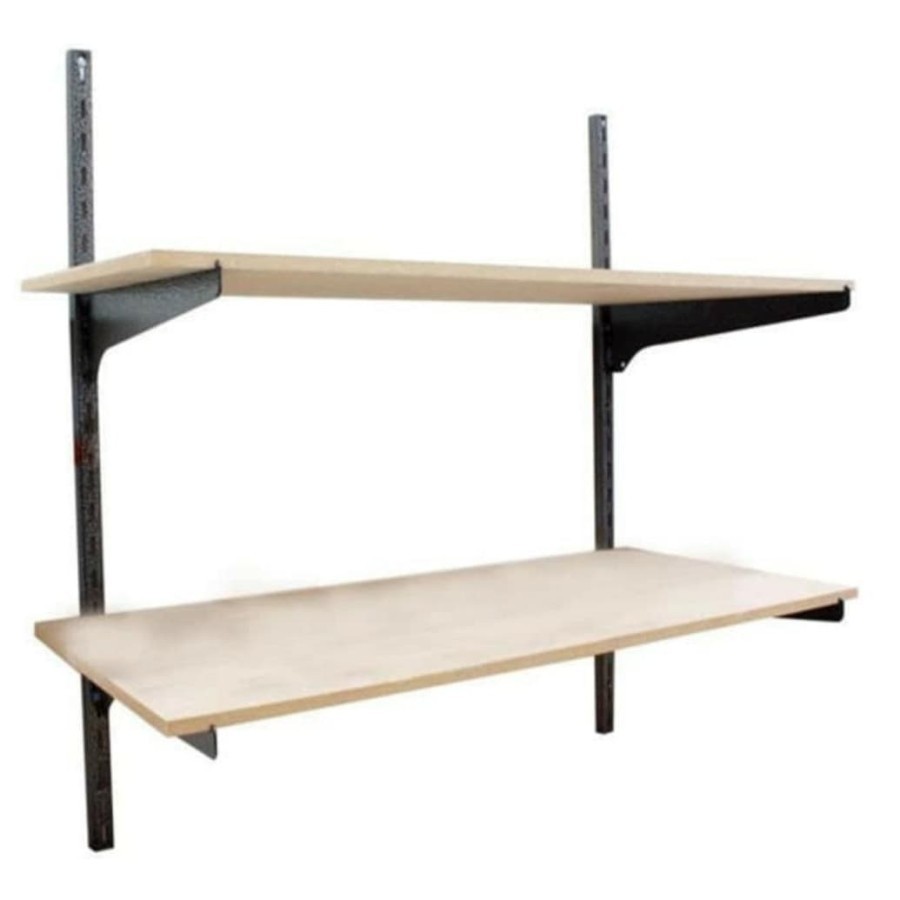 Kenmaster , Rak Dinding 2 Susun Besi , Selving Bracket