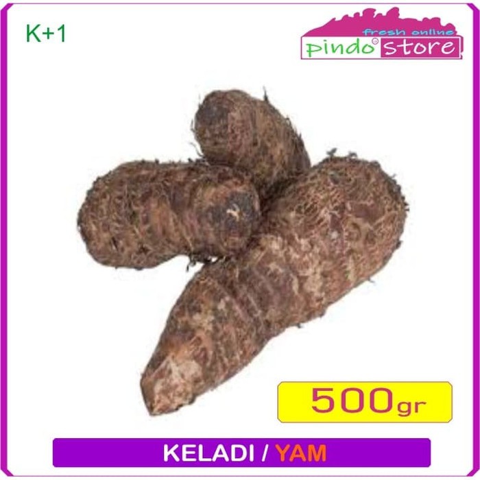 

UMBI TALAS/ KIMPUL / YAM UMBI TALAS KELADI 1KG