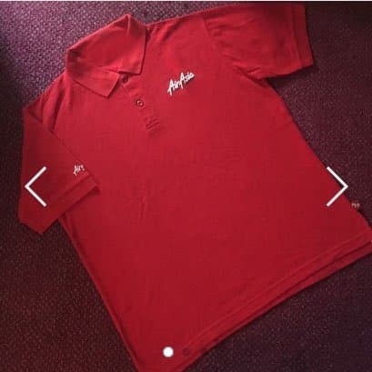 FASHION PRIA ATASAN PRIA KK306 POLO SHIRT KAOS KERAH AIR ASIA