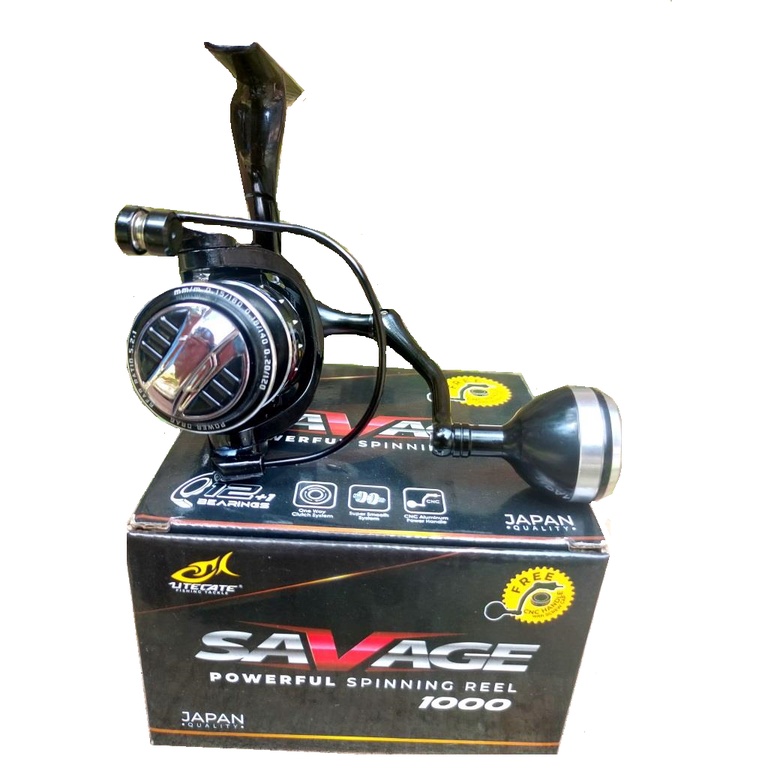 Reel pancing Utecate Savage 1000 2000 Power Handel Kuat FREE HANDLE