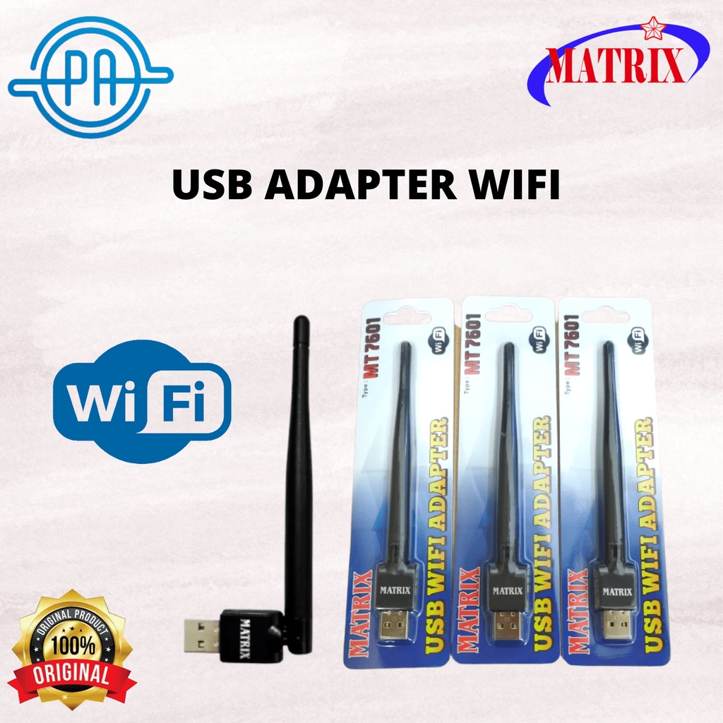 USB WIFI ADAPTER T7601 MATRIX MT 7601 USB DONGLE ANTENA WIFI