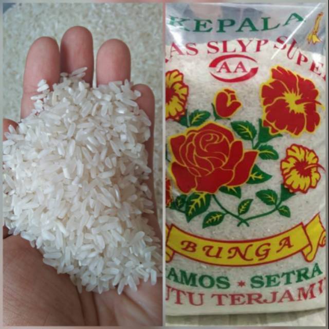 

Beras rojolele.kembang ramos