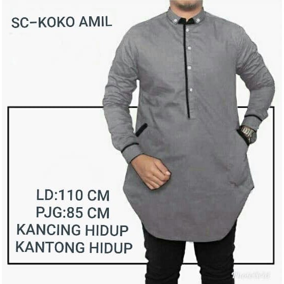 [KOKO AMIL SC] baju koko Pria Katun var color