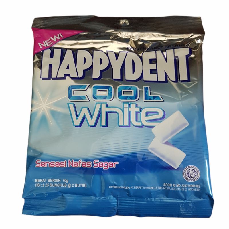 

Permen Happydent Cool White Bag