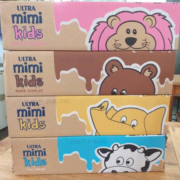 1 KARTON ULTRA MIMI KIDS UHT 125ML ISI 40PCS