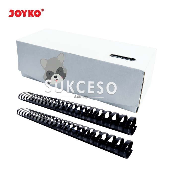 

Joyko Ring Plastic Comb Oval RPC-23-45 / Spiral Lonjong Oval Binder Jilid Penjilid Plastik Murah