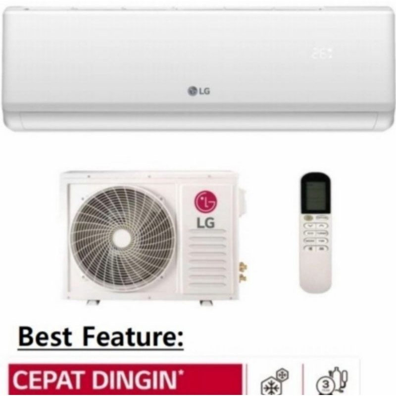 AC LG 1/2 PK H05TN4 NEW HERCULES + INSTALASI PEMASANGAN