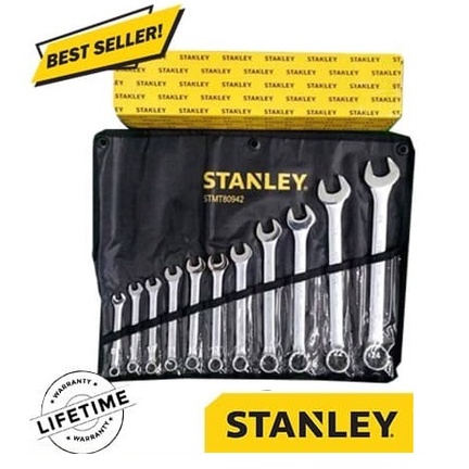 STANLEY Kunci Ring Pas Set Combination Wrench Set 11Pcs 8-24mm / STMT80942-8