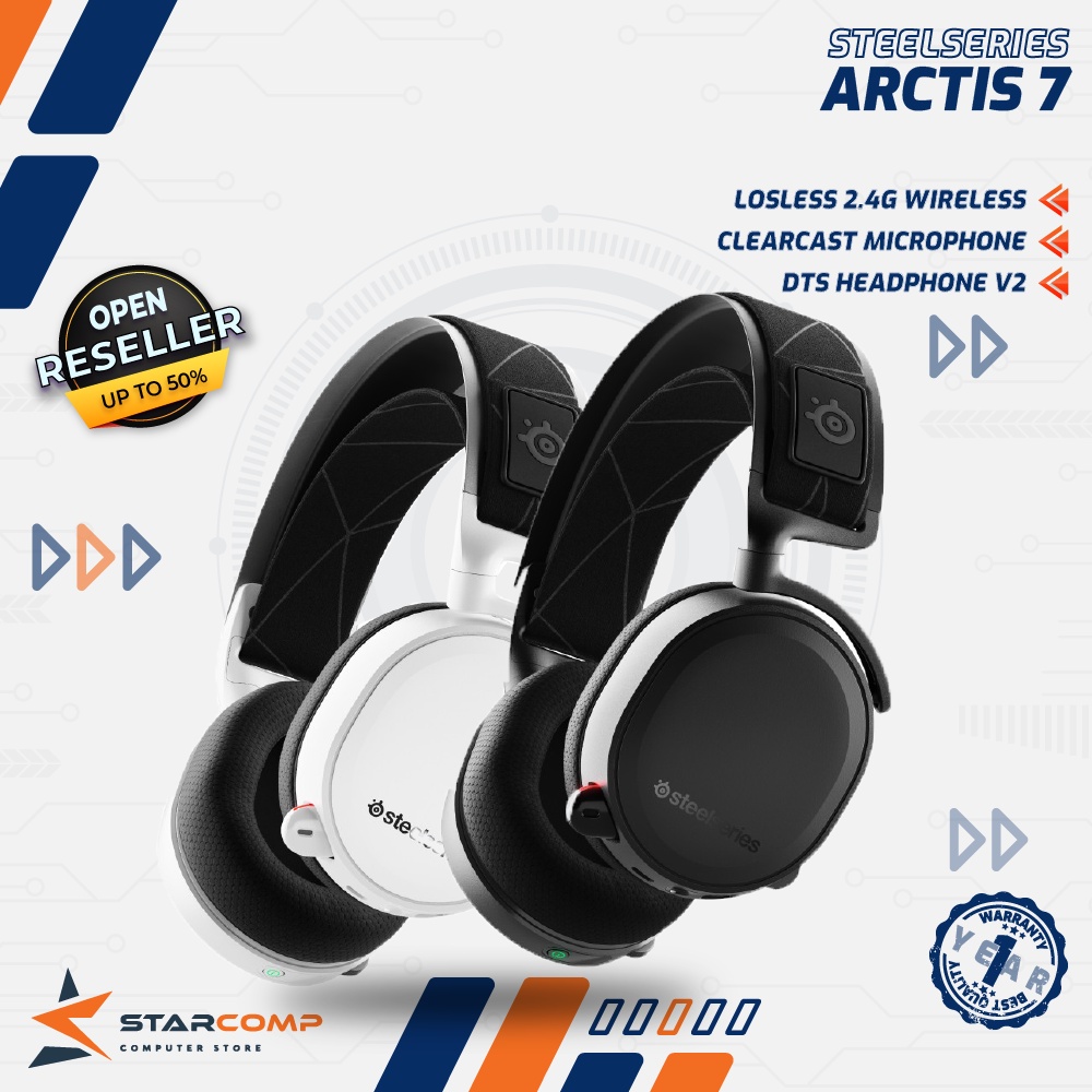 Steelseries Arctis 7 Multi Platform DTS Headphone 7.1 Wireless Headset