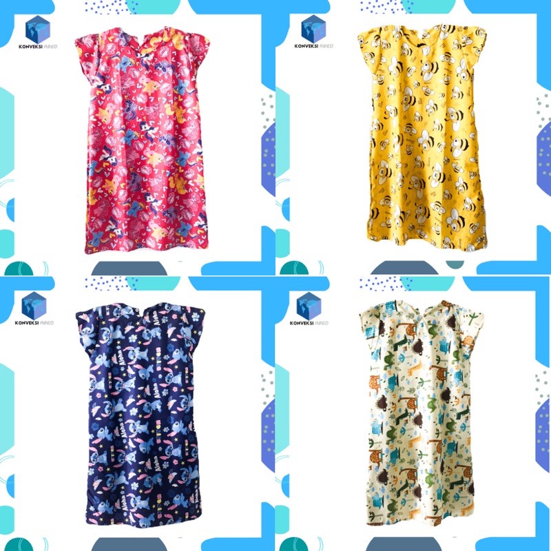 Daster Karakter Lucu Modern Murah Supplier First hand