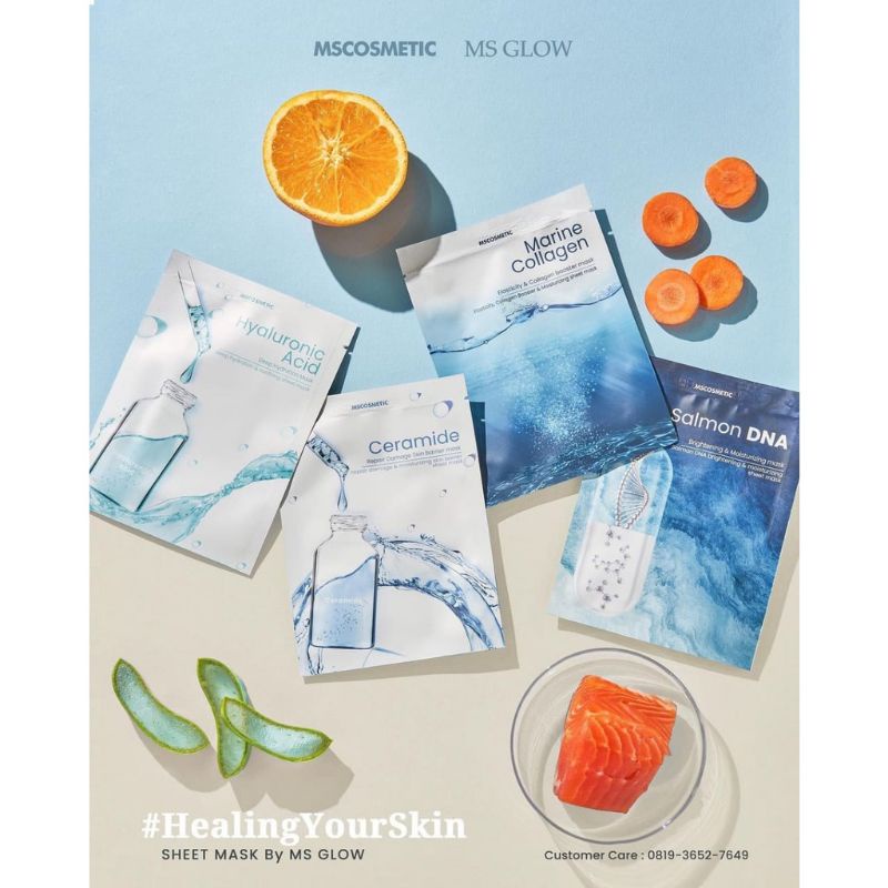 Sheet Mask Ms glow / Masker Wajah