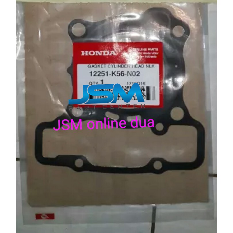 PAKING BLOK HEAD CYLINDER HEAD SONIC 150 CB 150 LED CBR 150 NEW LED ORI ORIGINAL