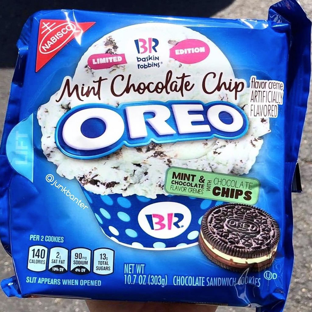 Oreo Mint Chocolate Chip Baskin Robbins Shopee Indonesia