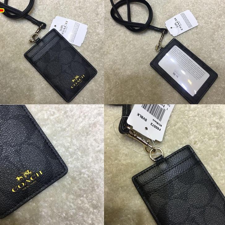 

Lagi Tren.. card holder / Coach F65573 original/ Kartu kerja /tag / lanyard/ name tag holder/ID Card holder