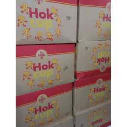 Gelas plastik HOK 10oz, 12oz, 14oz dan 16oz dengan tutup datar