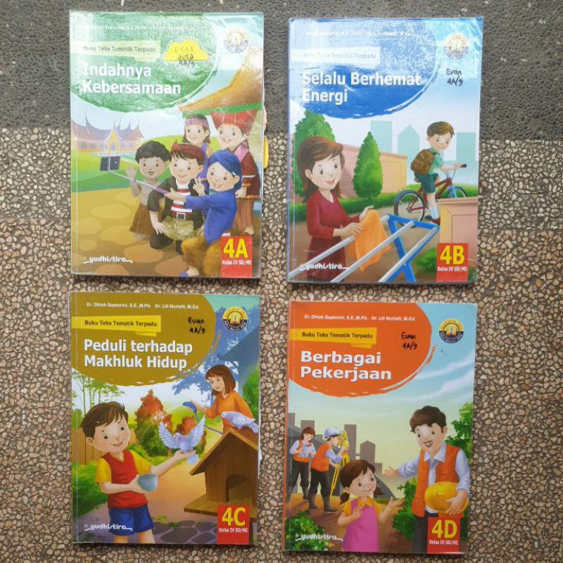 Buku Teks Tematik Terpadu sd kelas 4.4a.4b.4c.4d.4e.4f.4f.4g.4g.4i revisi kurikulum 13 Yudhistira