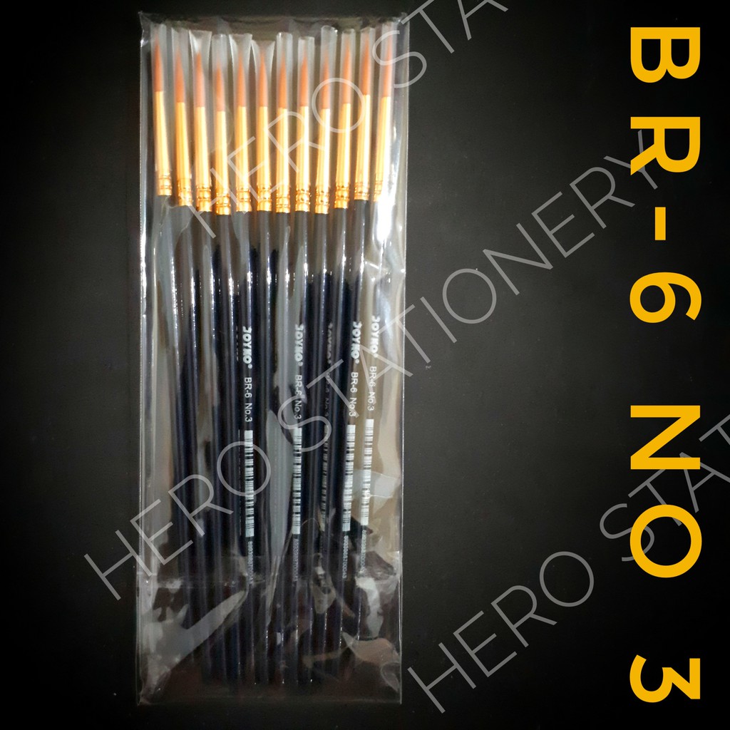 

Kuas lukis joyko no.3 BR-6 . 12 unit