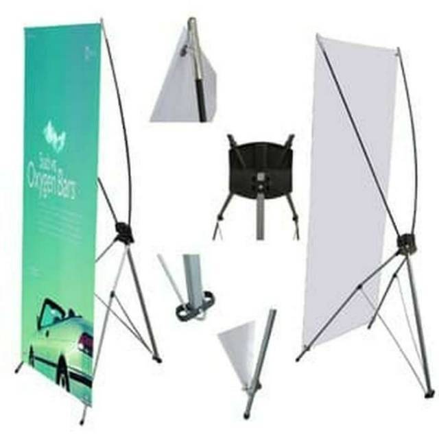 Kerangka Tiang Y Banner 60x160 Display promosi Iklan Murah standing  spanduk
