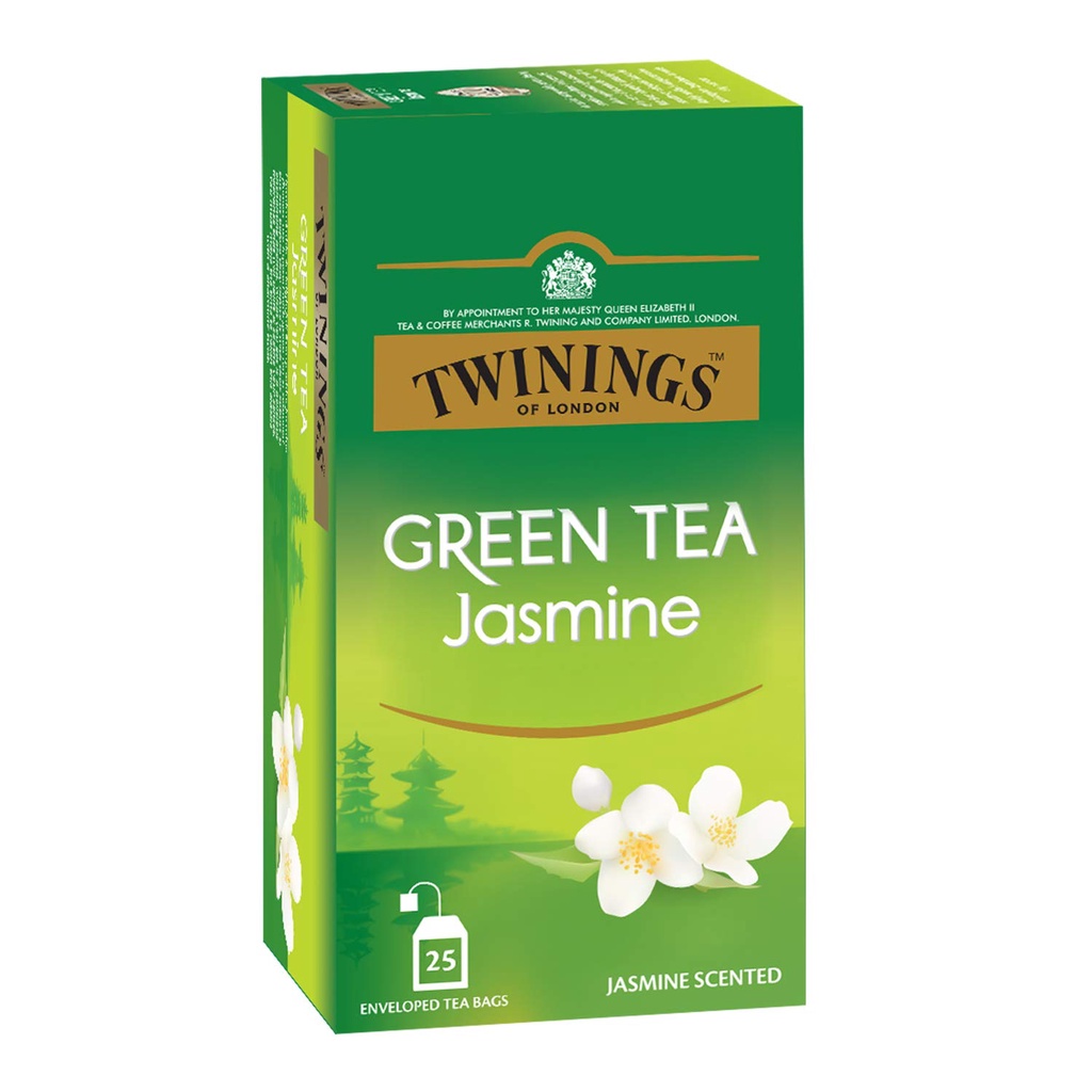 

Twinings Green Tea Jasmine, 25 Teabags | teh | tea | minuman | herbal