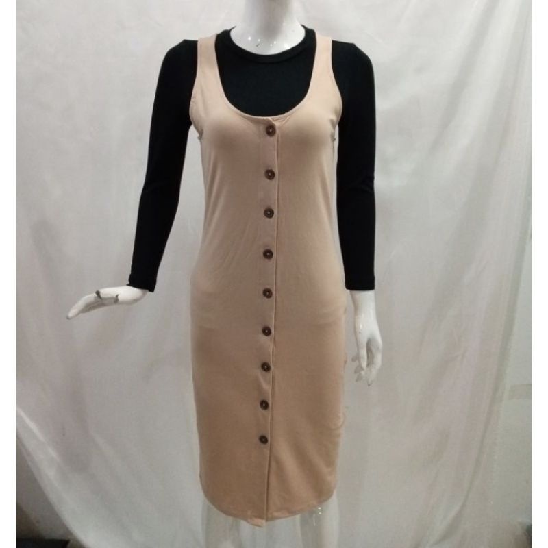 DRESS KANCING CASUAL BRANDED FOREVER21 EXPORT TERMURAH