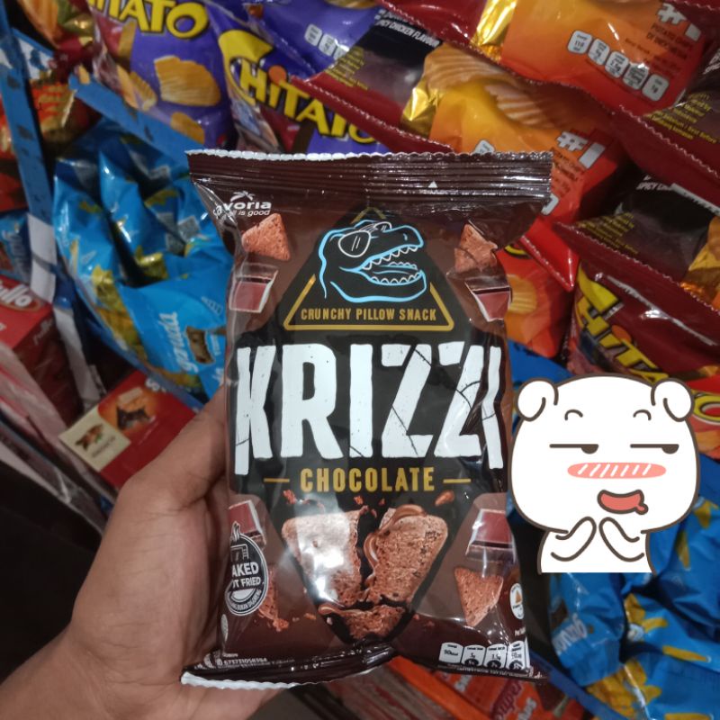 

Yummer l Snack camilan KRINZI Crunchy Pillow Snack Chocolate