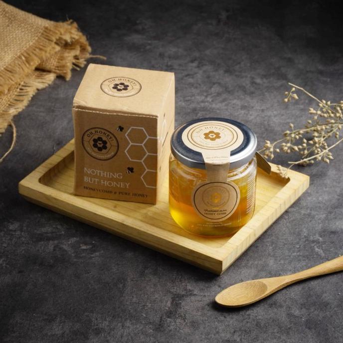 

Oh Honey Honeycomb Freshcomb In Jar 250 Gr