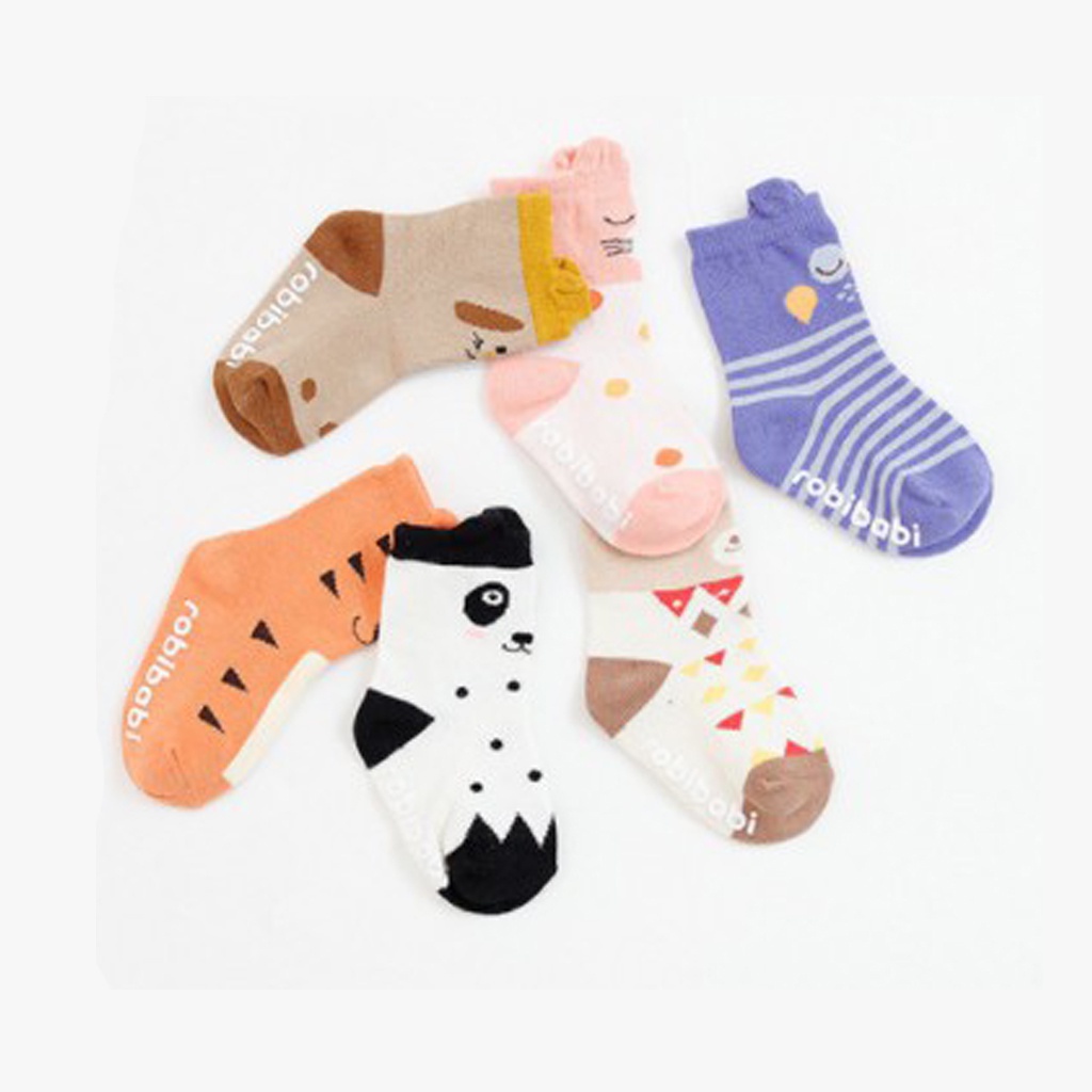 ☛TK☚ K007 KAOS KAKI BAYI IMPORT PREMIUM KOREA LUCU DENGAN ANTI SLIP UNIK MOTIF ANIMAL